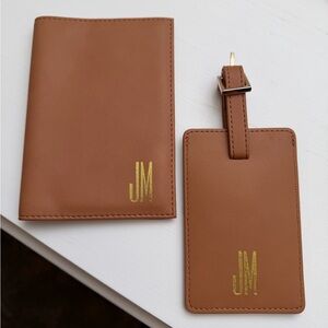 Mark & Graham Fillmore Luggage Tag and Passport Case | NWOT | JM Personalization